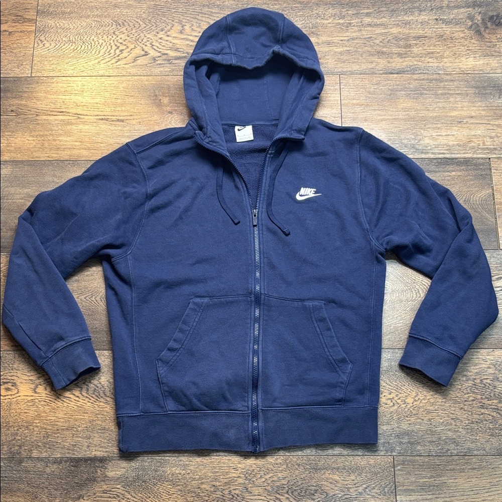 Nike Navy Full-Zip Hoodie